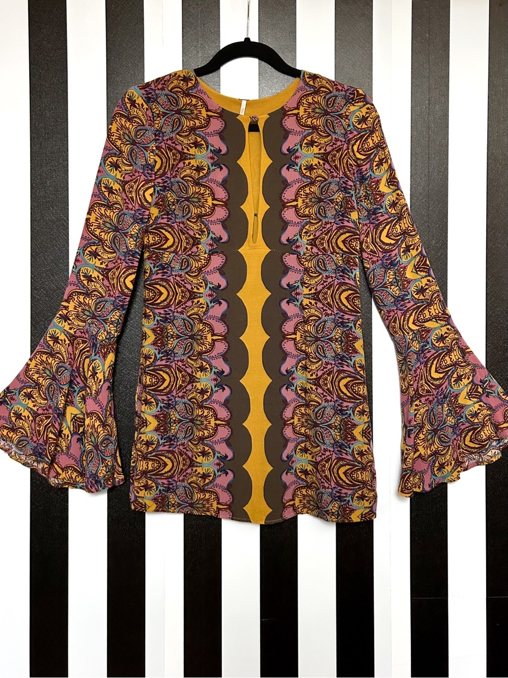 Free People Bell-Sleeve Mini Dress or Tunic